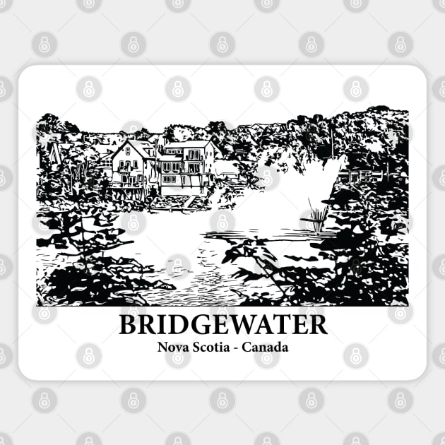 Bridgewater - Nova Scotia Magnet by Lakeric